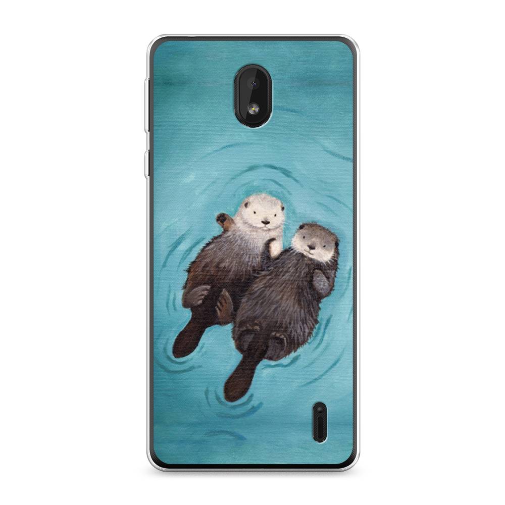 

Чехол Awog на Nokia 1 Plus / Нокиа 1 Plus "Парочка бобров", 122750-10