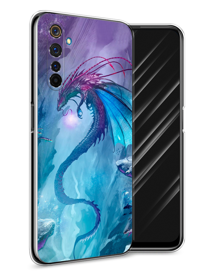 

Чехол Awog на Realme 6 Pro "Водный дракон", Разноцветный, 252850-2