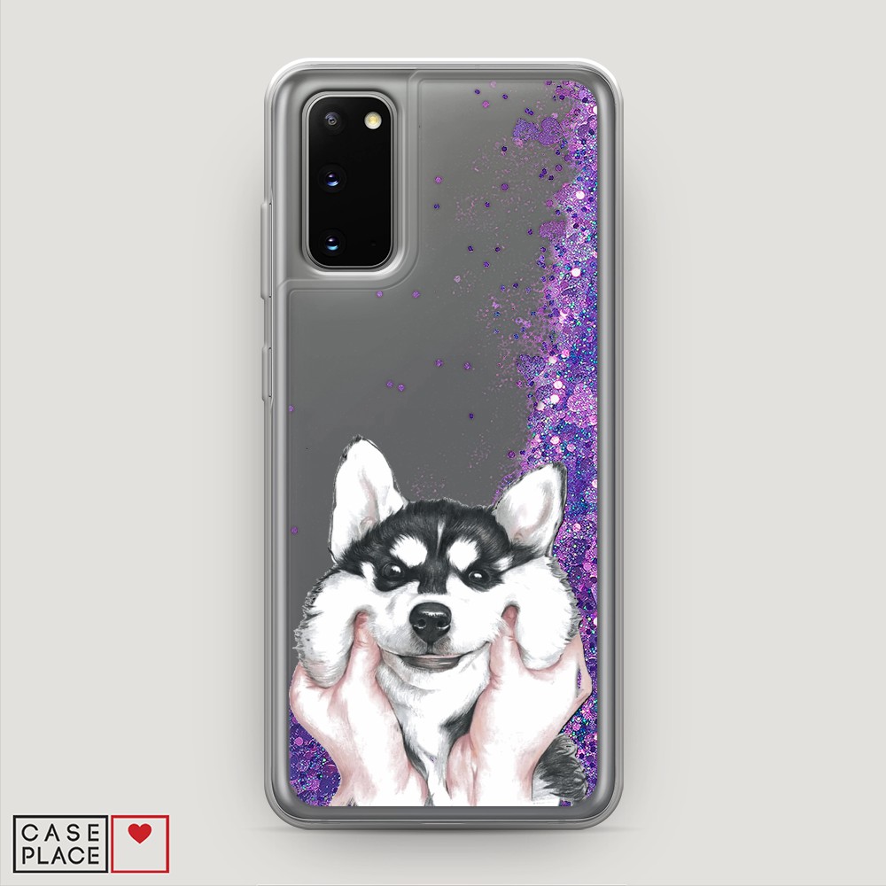 

Чехол Awog на Samsung Galaxy S20 "Щечки хаски", Разноцветный, 29292-1