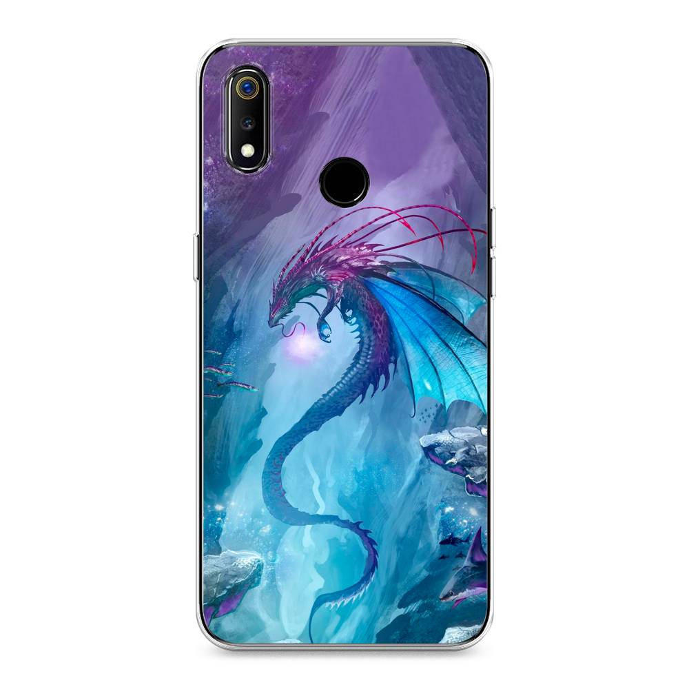 

Чехол Awog на Realme 3 "Водный дракон", Разноцветный, 251050-2