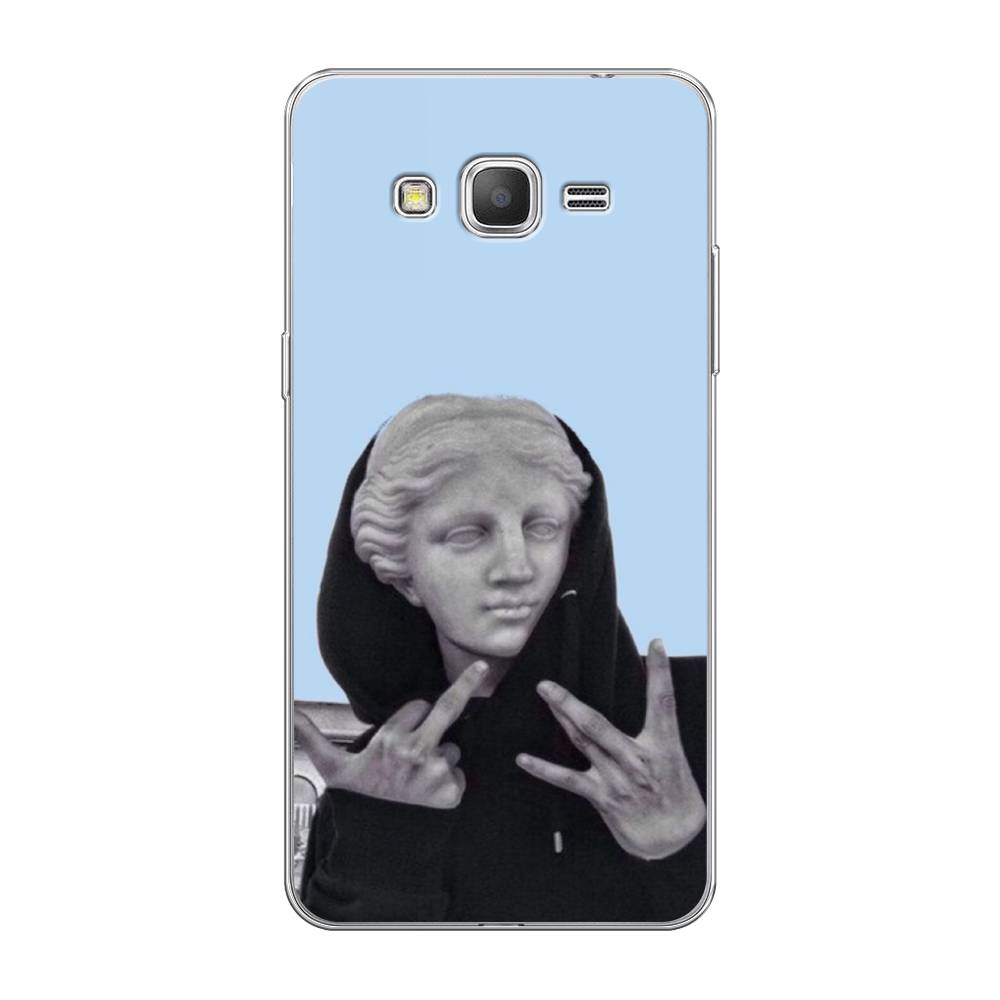 

Чехол Awog на Samsung Galaxy Grand Prime / Самсунг Grand Prime "SWAG статуя", Голубой, 21950-9