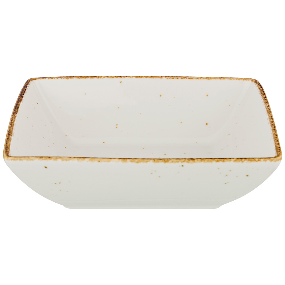 

Тарелка десертная Bronco "nature" 650 мл 17x5 см 4 шт, Белый