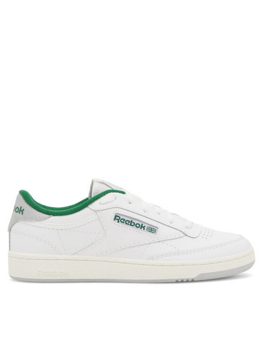 

Кеды мужские Reebok Club C 85 100032970-M белые 42 EU, Белый, Club C 85 100032970-M