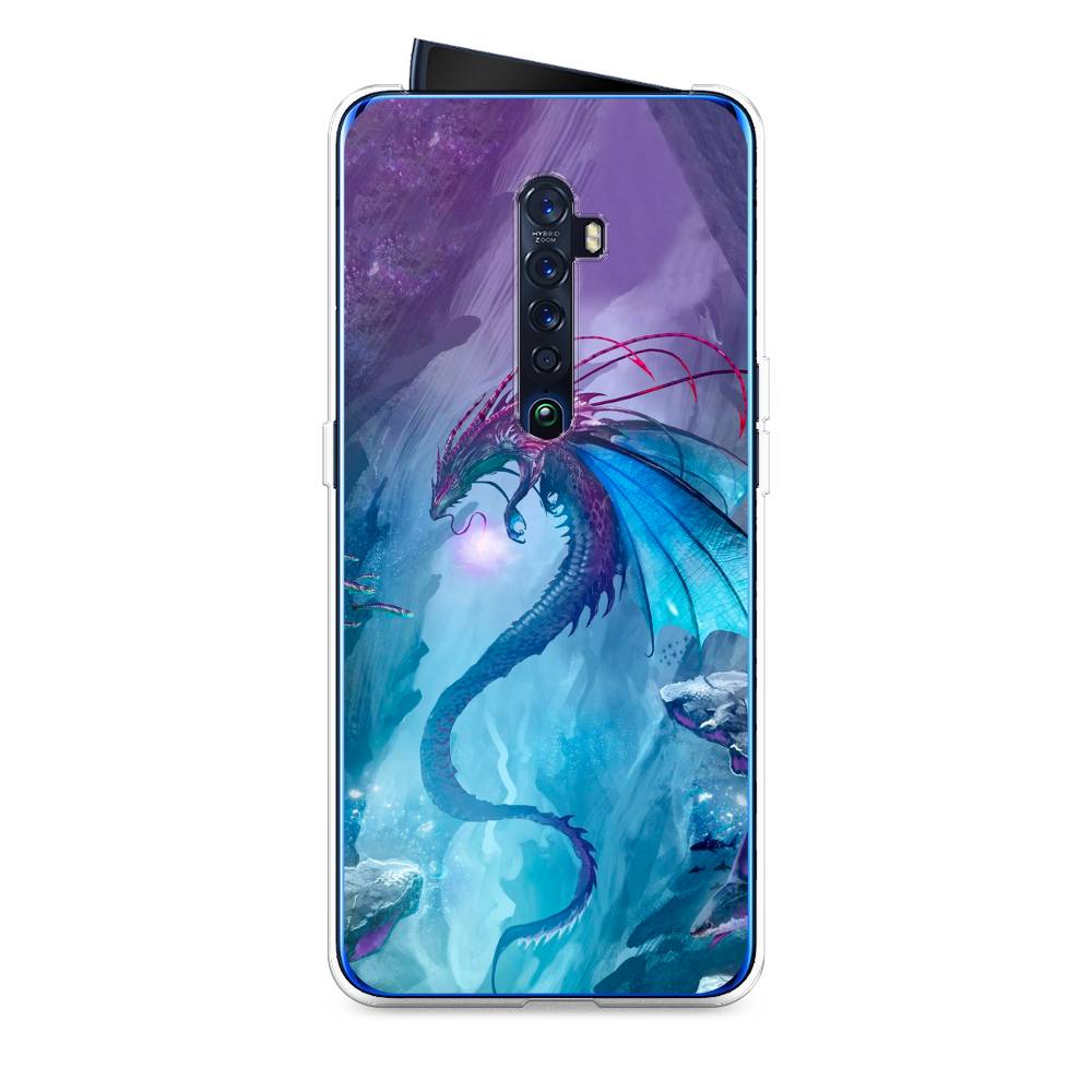 

Чехол Awog на Oppo Reno 2 "Водный дракон", Разноцветный, 253550-2