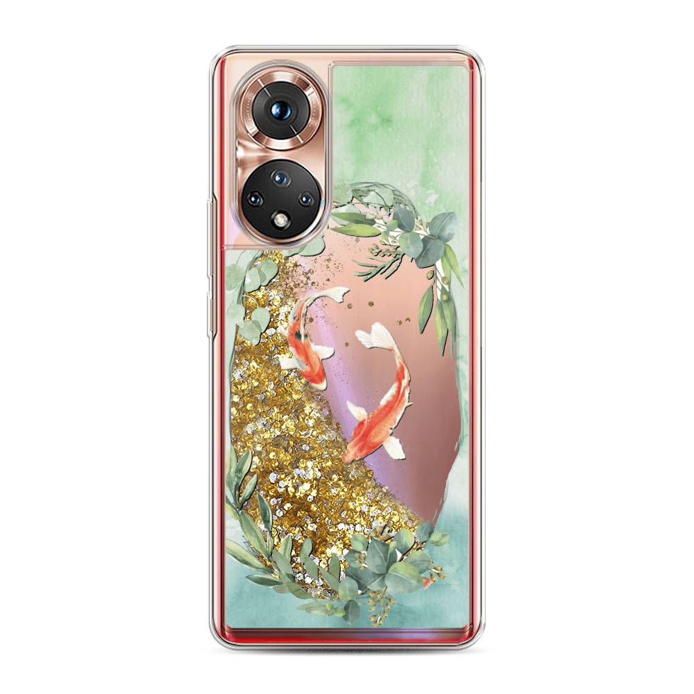 

Чехол Awog на Huawei Nova 9 "Две золотые рыбки", Зеленый, 6106190-1