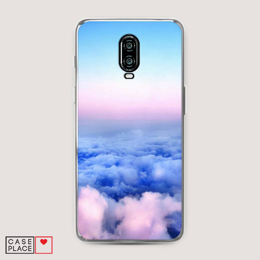 

Чехол Awog на Oneplus 6T / ВанПлас 6T "Облака", Голубой;розовый, 150650-4
