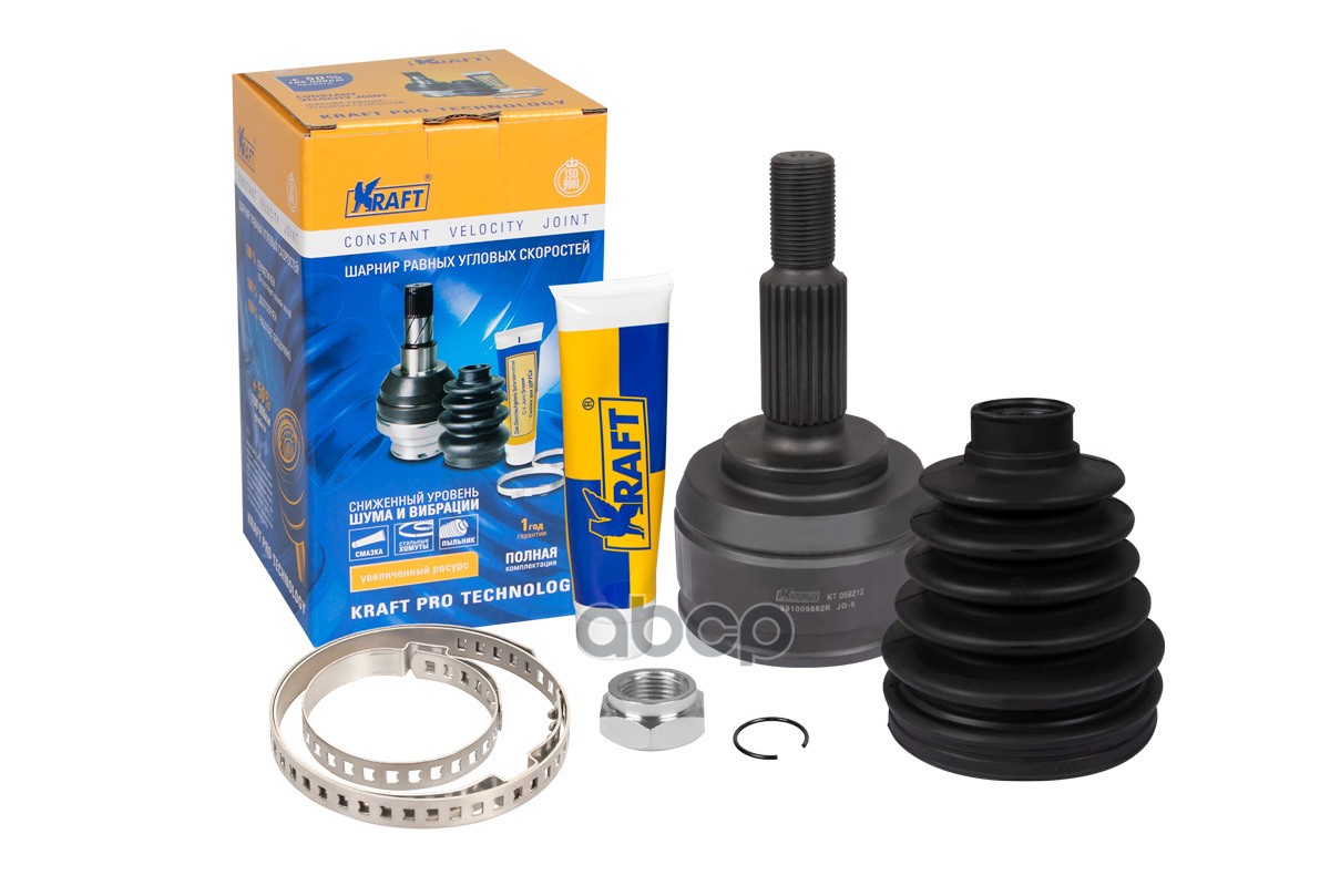 

Шрус Наружный Renault Duster (10-17) 1.2-1.6 Kraft арт. KT059212