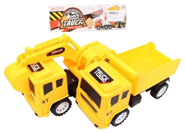 

Игровой набор Наша Игрушка Машинки 2шт желтый XT714-3, XT714-3