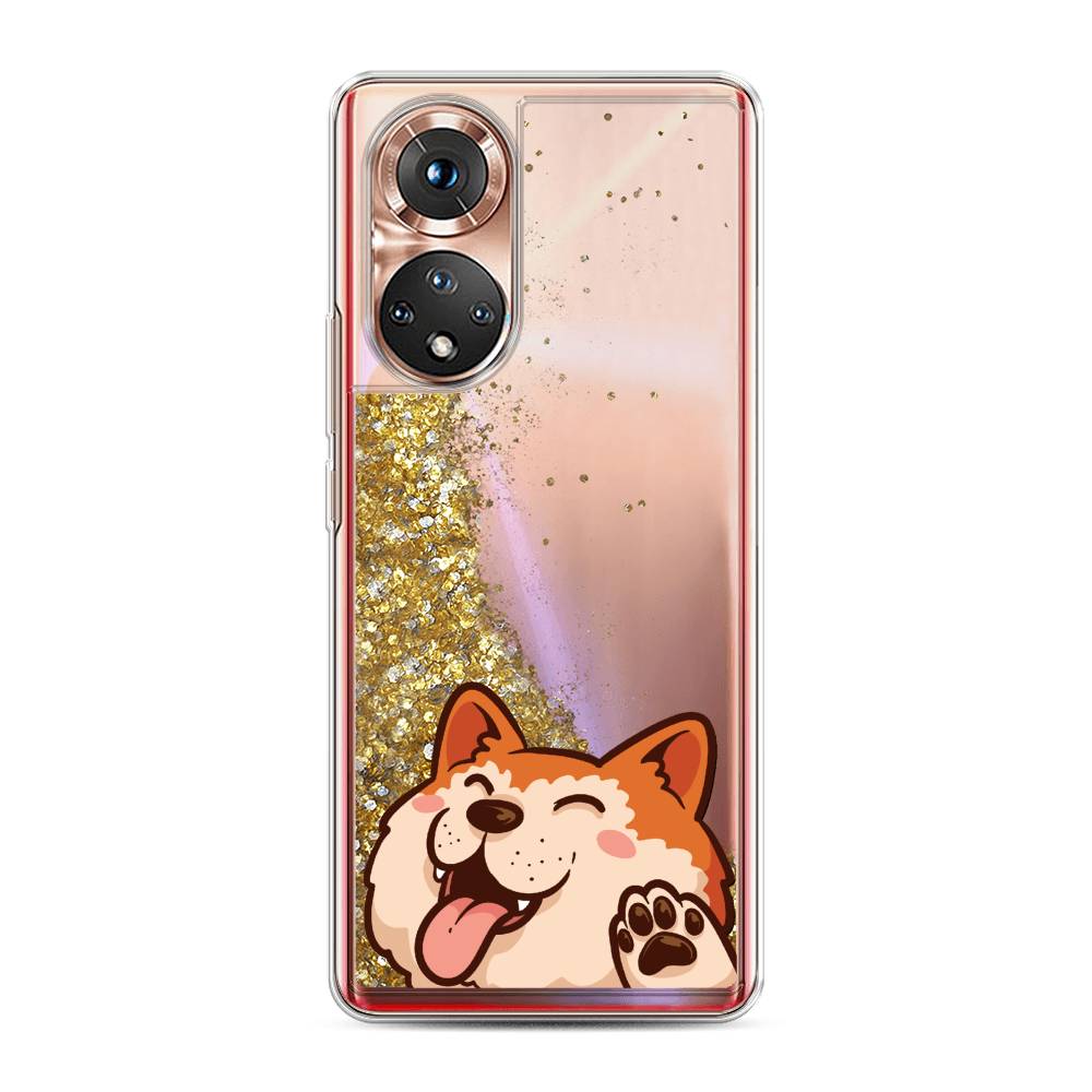 

Чехол Awog на Huawei Nova 9 "Акита-ину машет", Оранжевый, 6106190-1