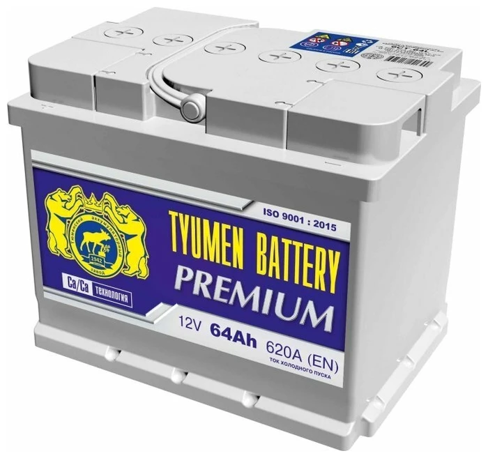 

Аккумулятор легковой Tyumen Battery Premium 64 а/ч 620А Прямая полярность