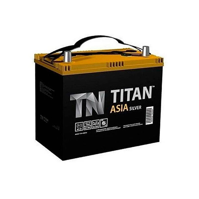 

Аккумулятор легковой Titan Asia Silver 50 а/ч 450А ASIA Прямая полярность