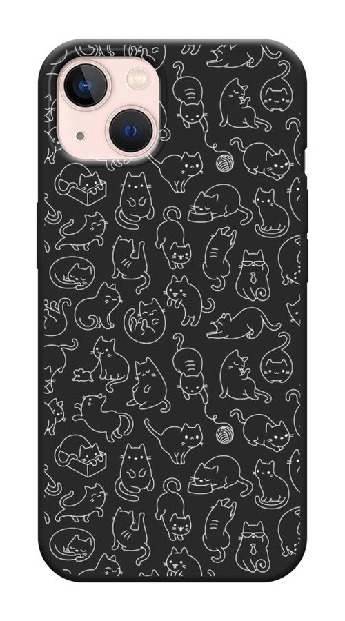 

Чехол Awog на Apple iPhone 13 / Айфон 13 "Шкодливые котики", Разноцветный, 14252-1