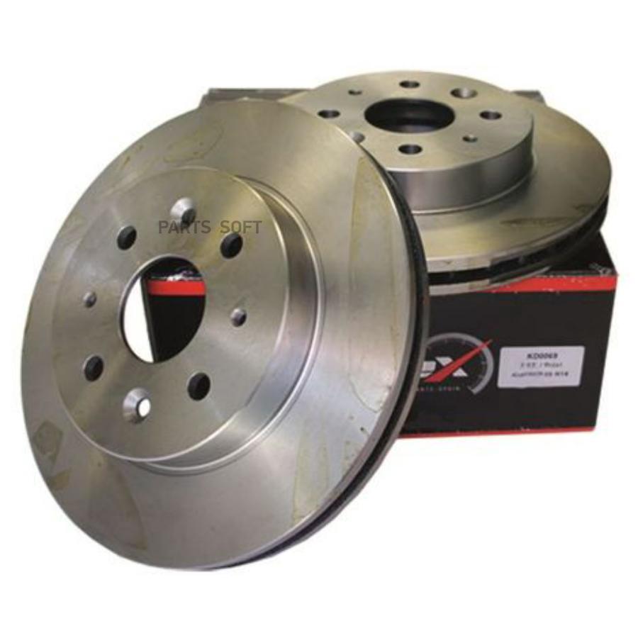 

Диск Торм. Kia Rio 02-05 Перед.Вент.(D=254mm) KORTEX арт. KD0069