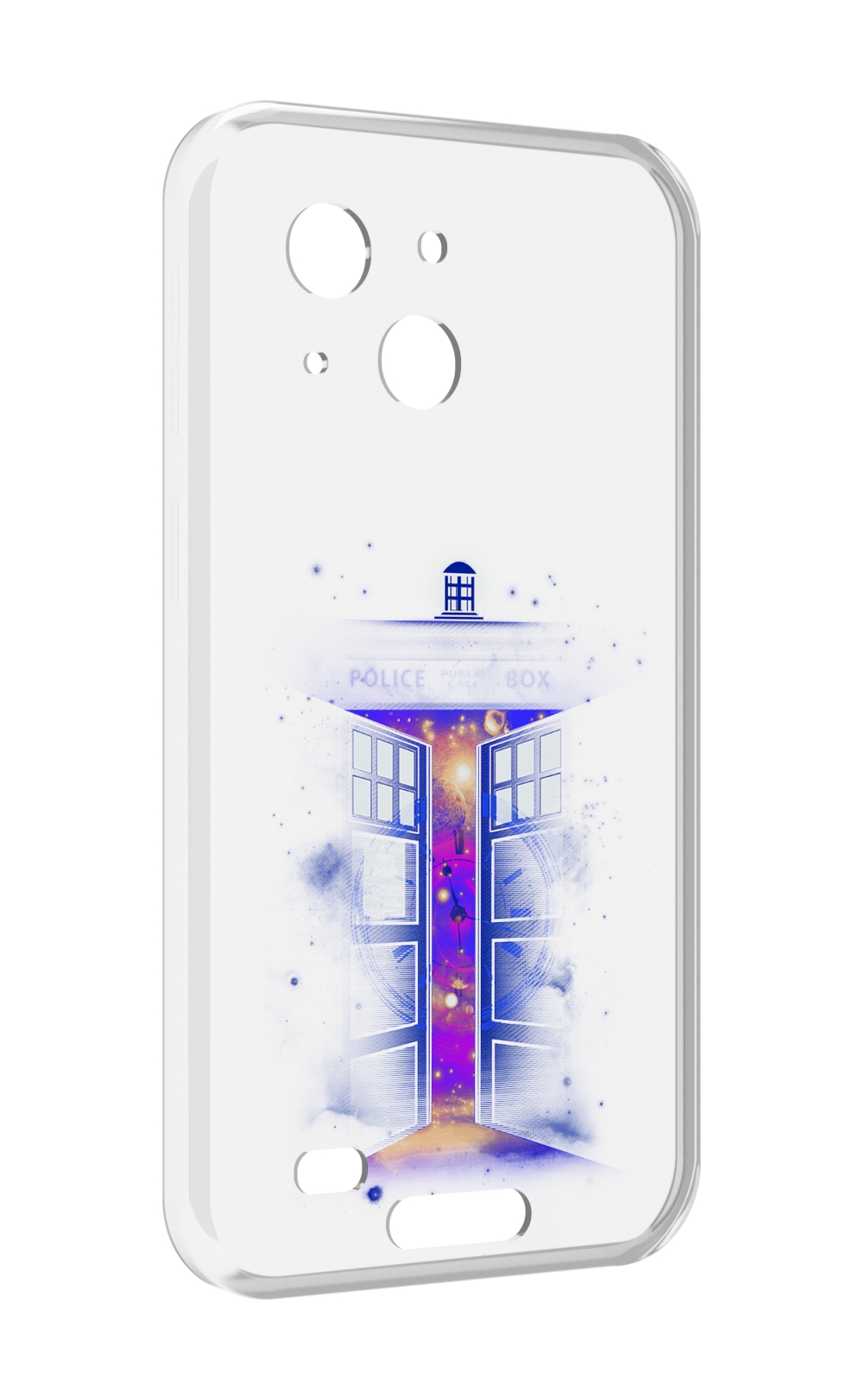 

Чехол MyPads фиолетовый уголок абстракция для Oukitel WP20 / WP20 Pro, Прозрачный, Tocco