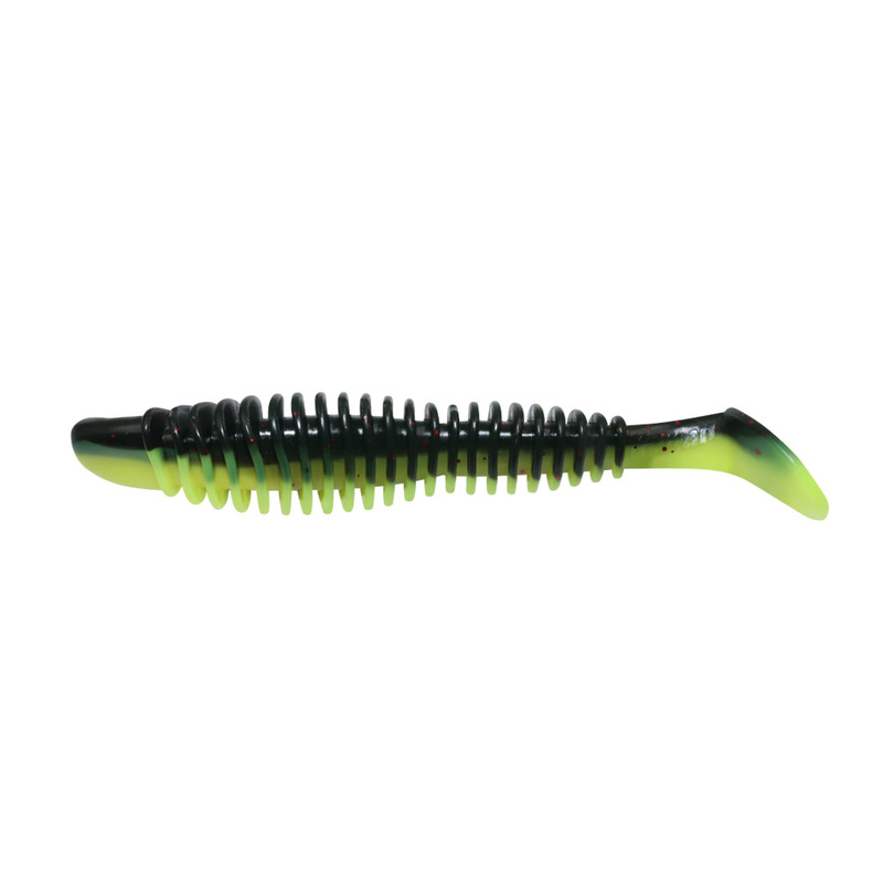 

Виброхвост YAMAN PRO Arris Shad, 2,5 inch, #32 Black Red Flake/Chartreuse 7 шт. YP-AS25-32, Зеленый, Arris Shad