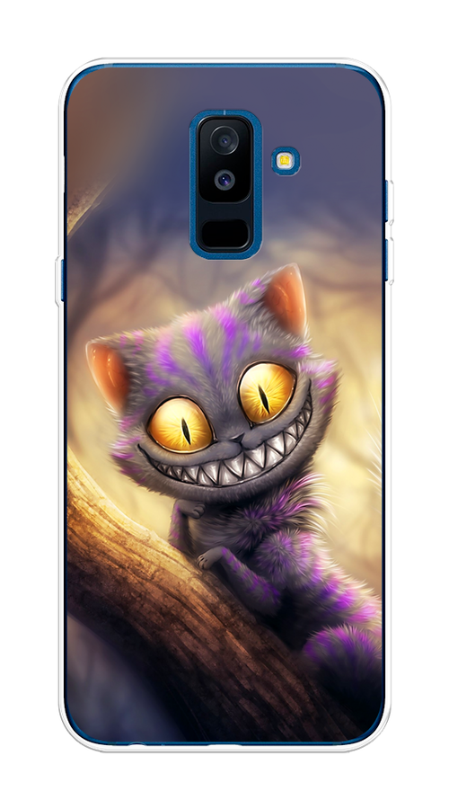 

Чехол Awog на Samsung Galaxy A6 + "Cheshire Cat", Фиолетовый;желтый, 26050-1