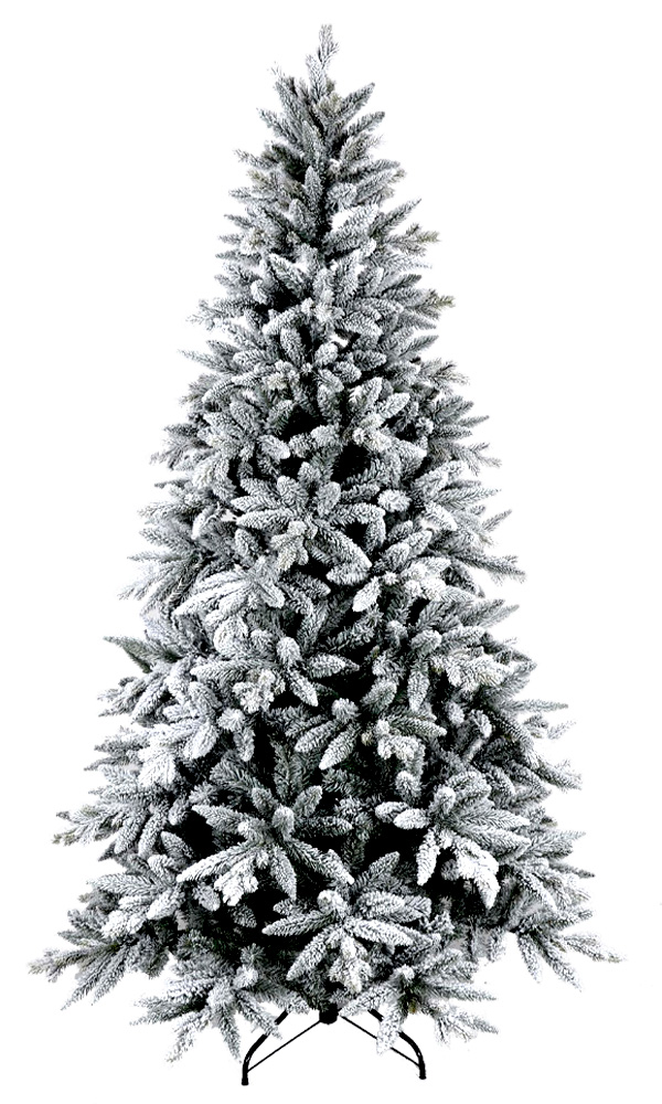 Ель искусственная GrandCity Arona 354 240 см зеленая заснеженная