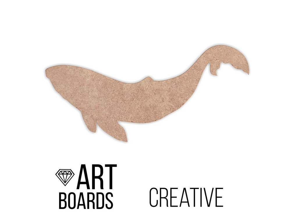 фото Заготовка art board creative whale №2, 60х29 см, craftsmen.store brd-001