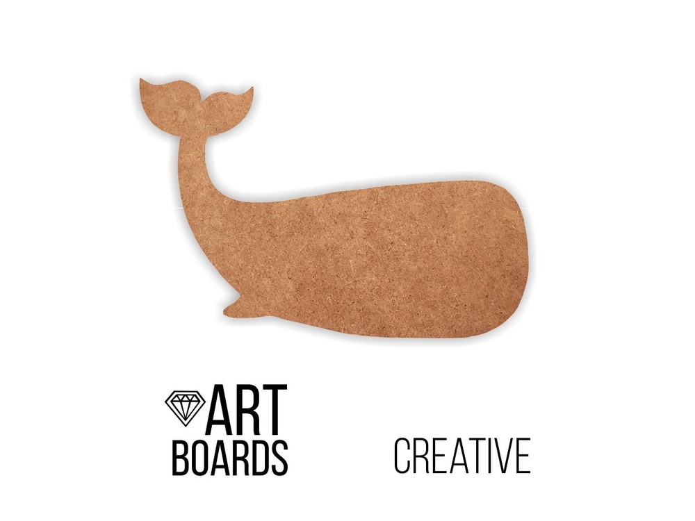 Заготовка ART Board Creative Whale 1 50х35 см Craftsmenstore BRD-002 520₽