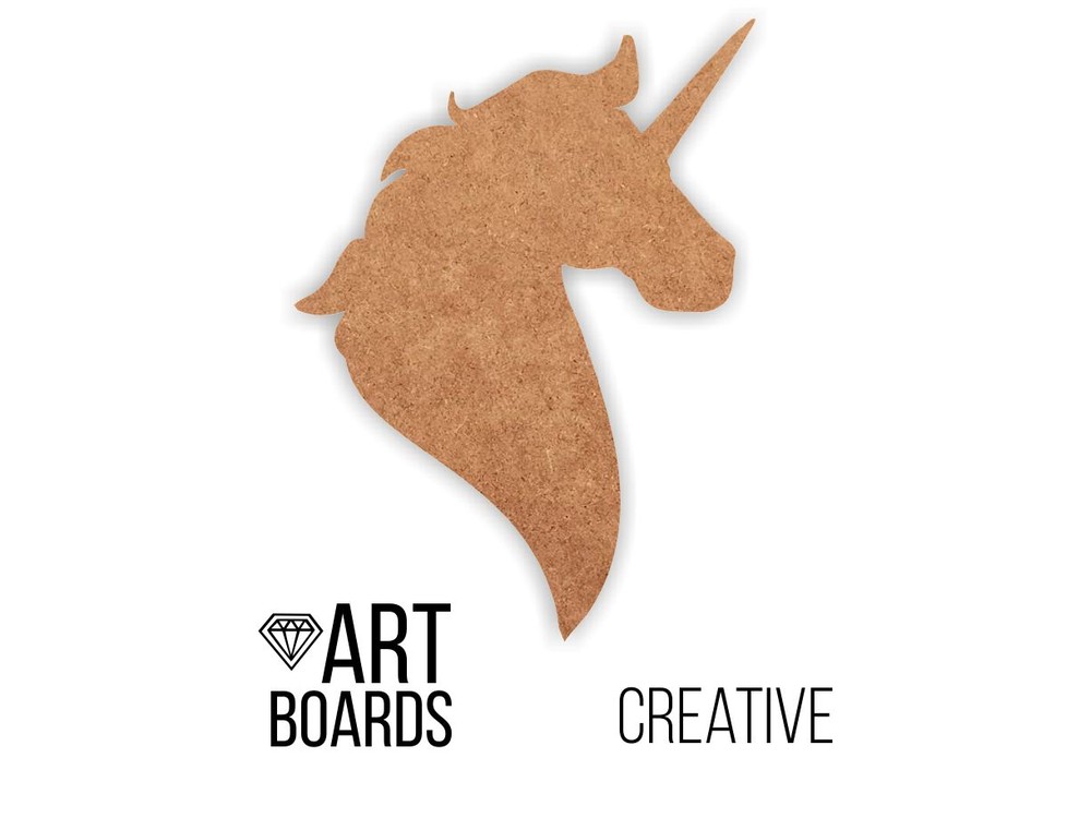 Заготовка ART Board Creative Unicorn 40х30 см Craftsmenstore BRD-003 500₽