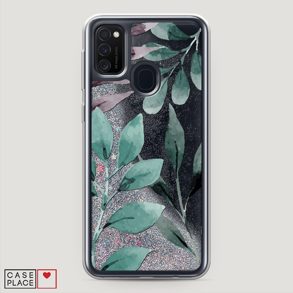 

Чехол Awog на Samsung Galaxy M30s "Листы цветов", Разноцветный, 29891-1