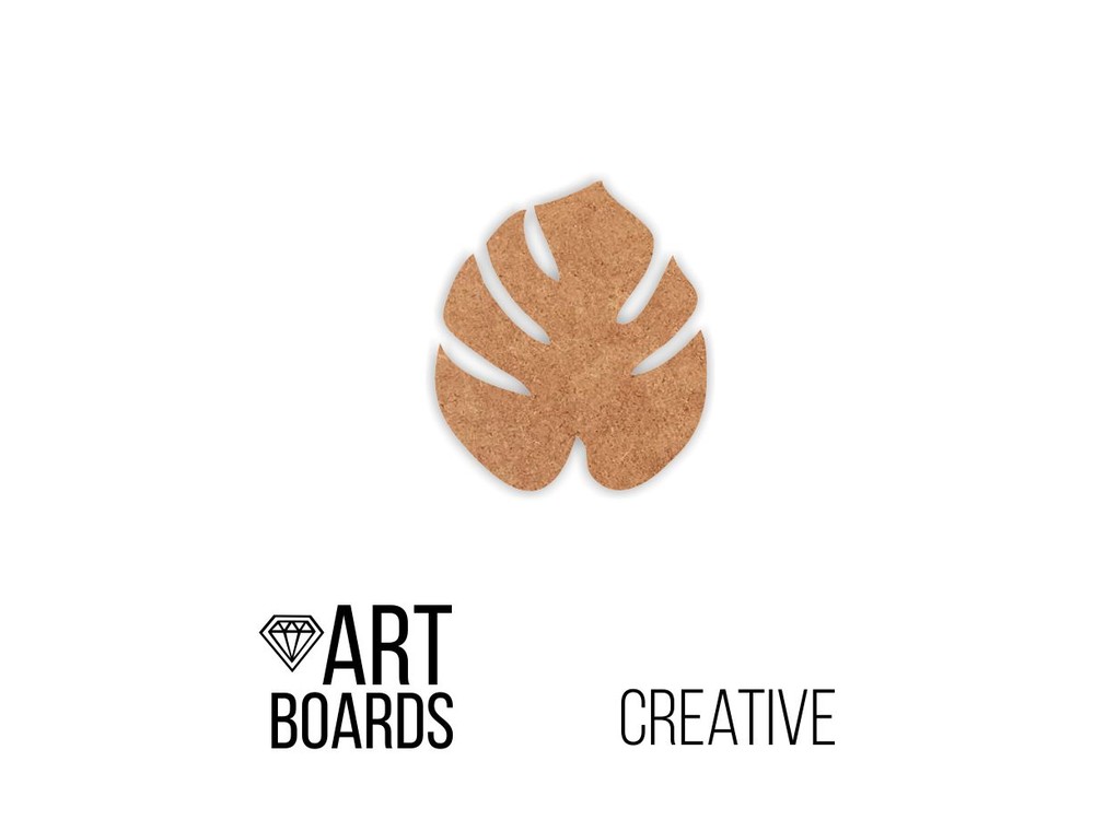 

Заготовка ART Board Creative Monstera S, 20х18 см, Craftsmen.store 251