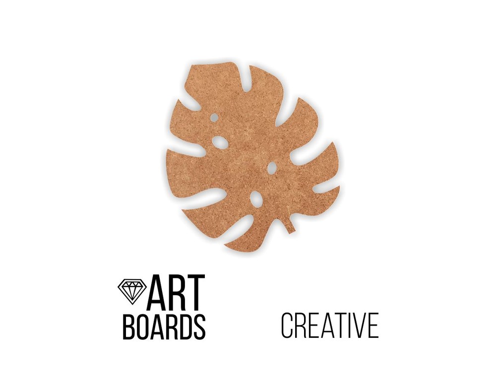 Заготовка ART Board Creative Monstera M 30х25 см Craftsmenstore 252 490₽