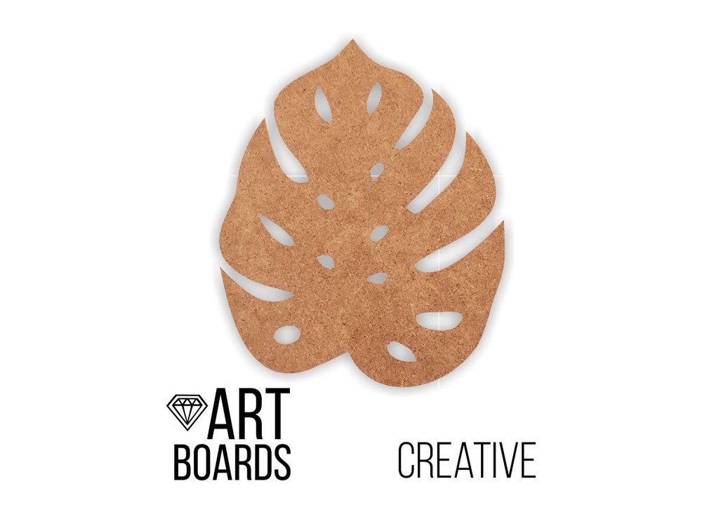 фото Заготовка art board creative monstera l, 40х30 см, craftsmen.store 253