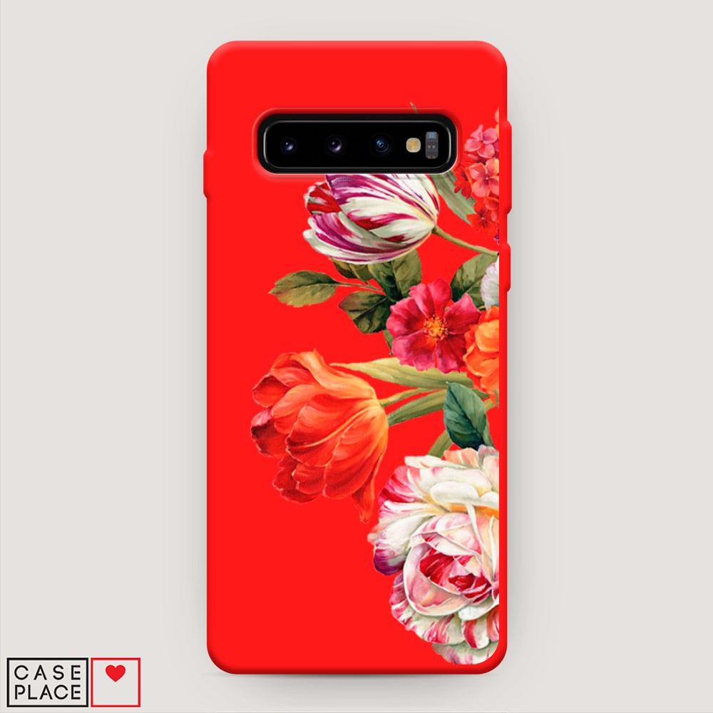 

Чехол Awog на Samsung Galaxy S10 + "Весенний букет", Разноцветный, 27153-1