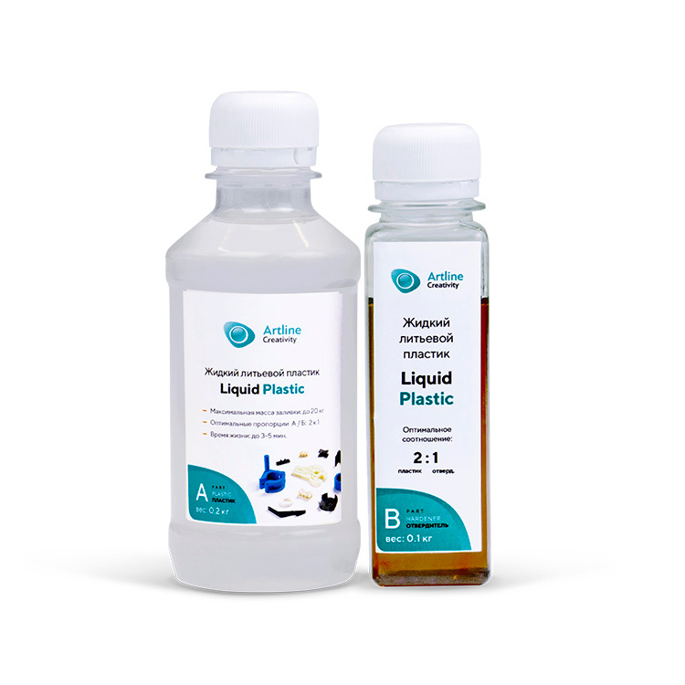 

Жидкий литьевой пластик для заливки в формы Artline Liquid Plastic, 0.3 кг PLA-00-300