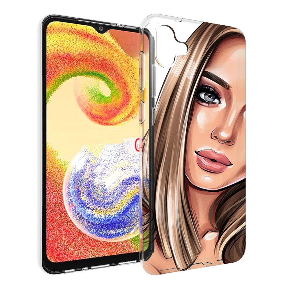

Чехол MyPads девушка-с-каре женский для Samsung Galaxy A04, Прозрачный, Tocco