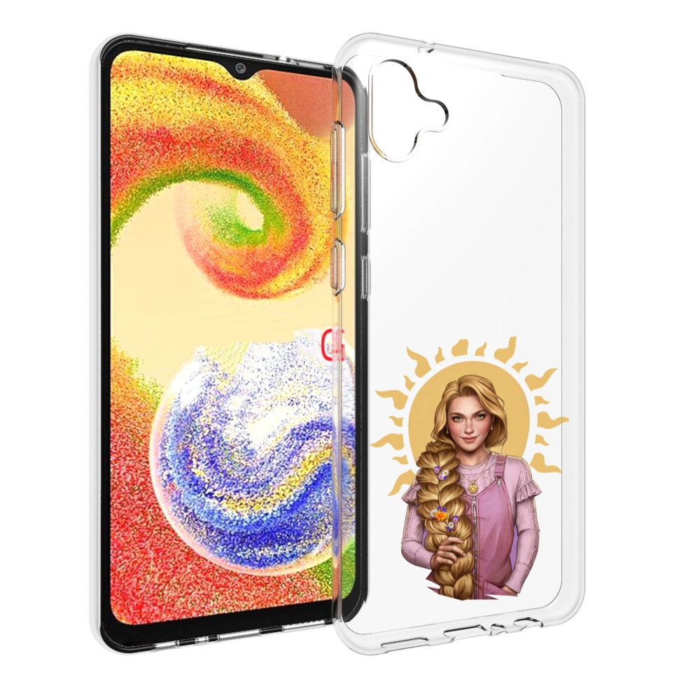

Чехол MyPads девушка-с-большой-косой для Samsung Galaxy A04, Прозрачный, Tocco