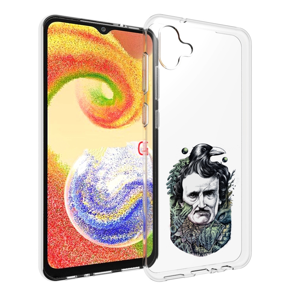

Чехол MyPads Эдгар Аллан с вороном для Samsung Galaxy A04, Прозрачный, Tocco