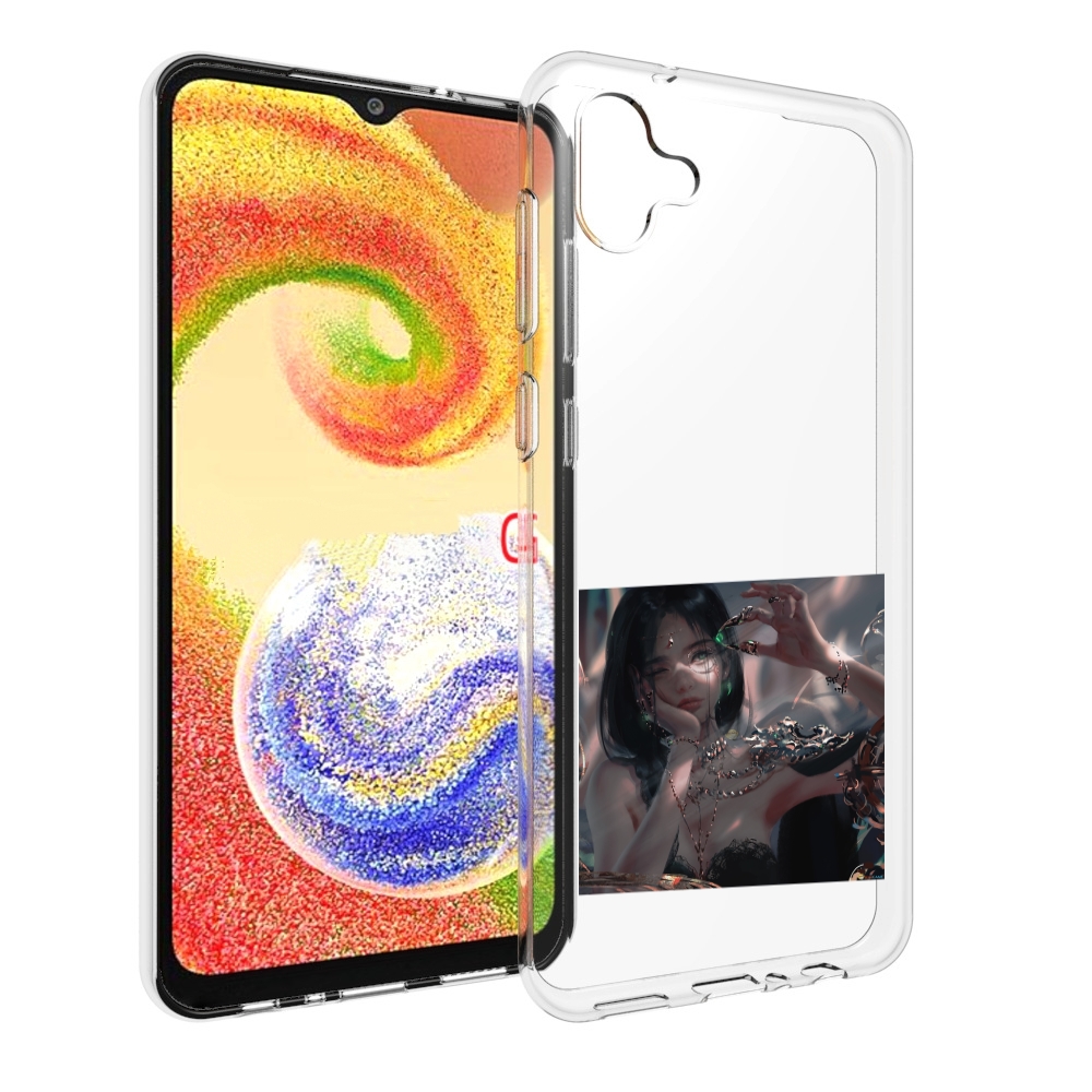 

Чехол MyPads девушка-с-алмазом для Samsung Galaxy A04, Прозрачный, Tocco