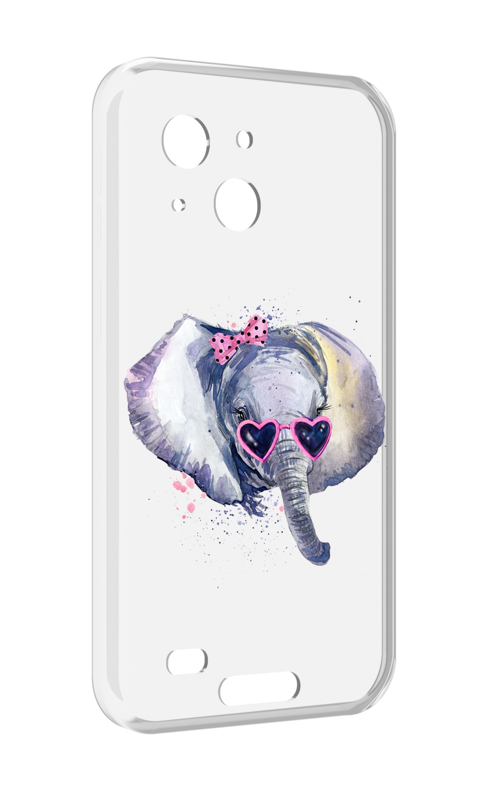 

Чехол MyPads слоник в очках для Oukitel WP20 / WP20 Pro, Прозрачный, Tocco