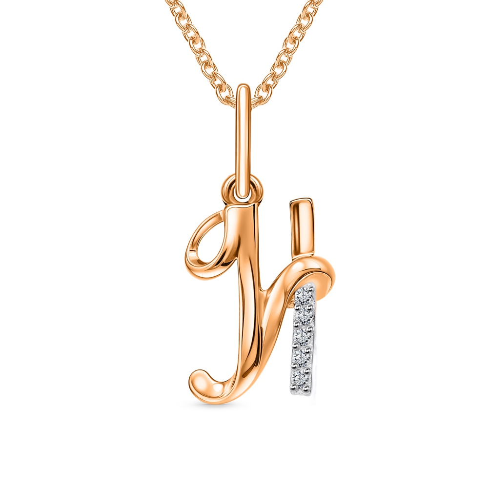 

Подвеска из золота 585Gold 603006114, фианит, 603006114