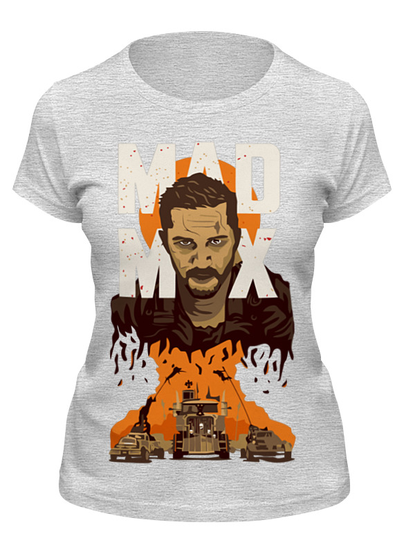 

Футболка женская Printio Безумный макс (mad max) серая M, Серый, Безумный макс (mad max)