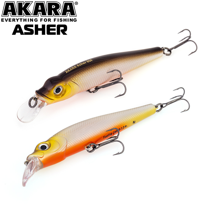 

Воблер Akara Asher 80F A80F-A76, Белый, Asher 80F