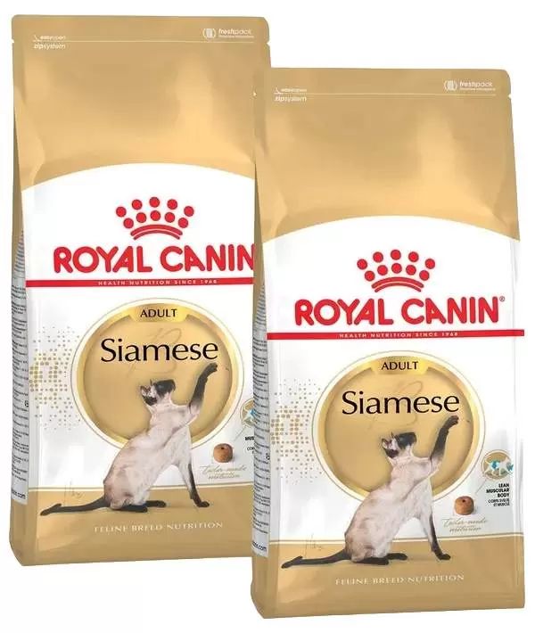 

Сухой корм для кошек ROYAL CANIN SIAMESE ADULT для сиамских, 2шт по 2кг