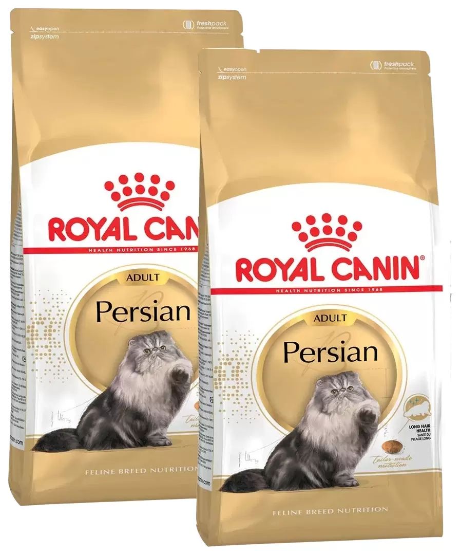 

Сухой корм для кошек ROYAL CANIN PERSIAN ADULT для персидских, 2шт по 2кг