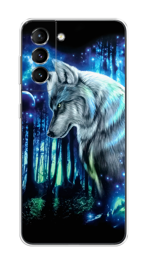 

Чехол на Samsung Galaxy S21 "Сказочный волк", Синий;серебристый;черный, 2101850-1