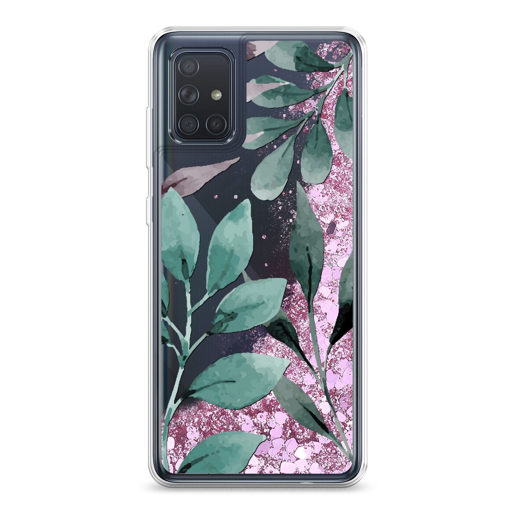 

Чехол Awog на Samsung Galaxy A71 4G "Листы цветов", 29094-1