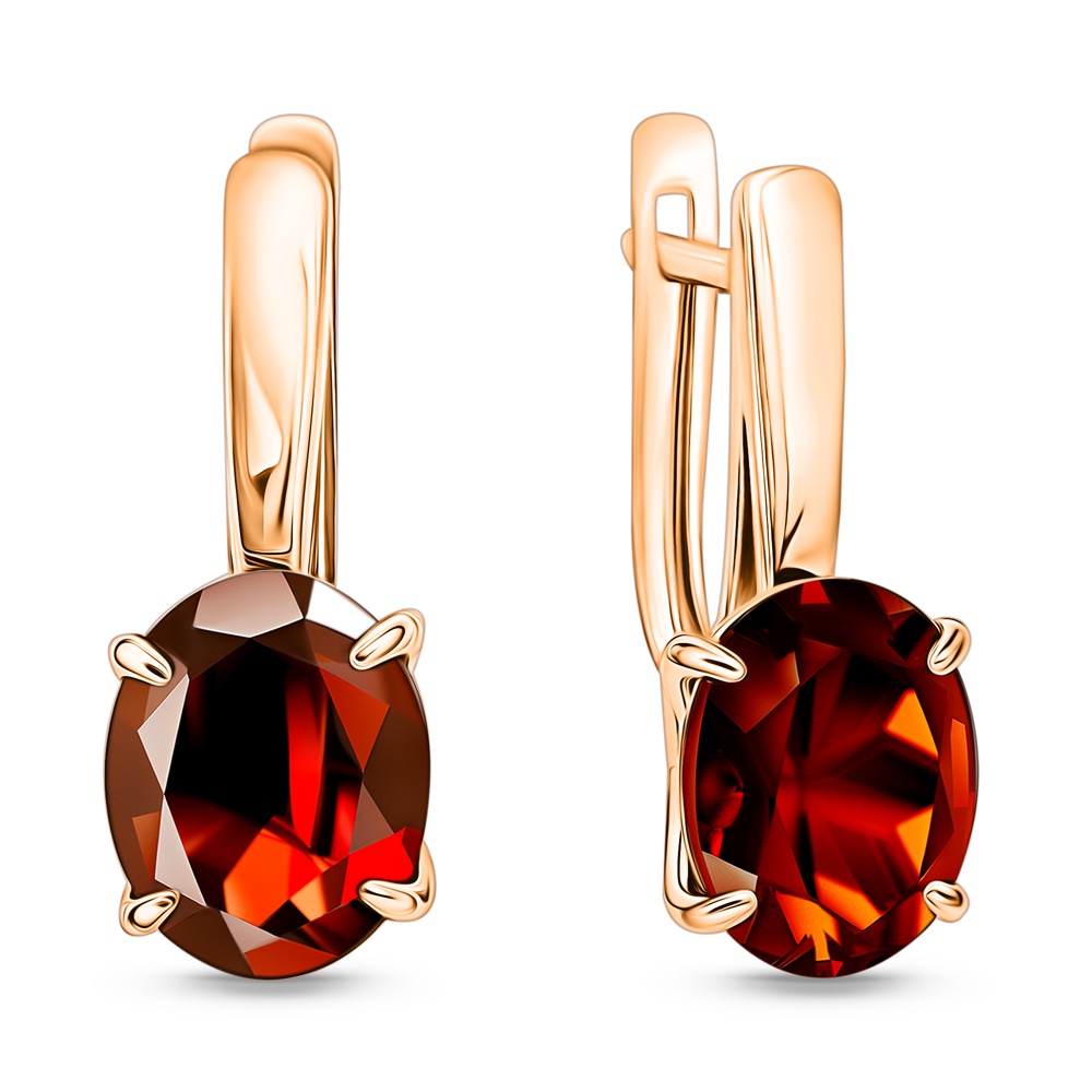 

Серьги из золота 585Gold 202013595, гранат, 202013595