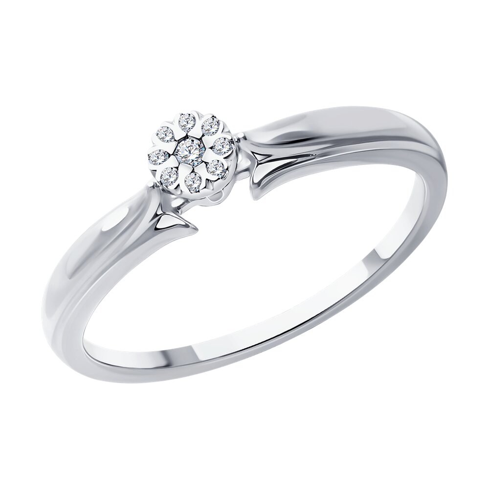 

Кольцо из золота р. , SOKOLOV Diamonds 1012562-3, бриллиант, 1012562-3