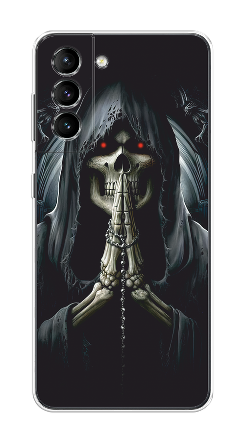

Чехол на Samsung Galaxy S21 "Молитва", Серый, 2101850-1