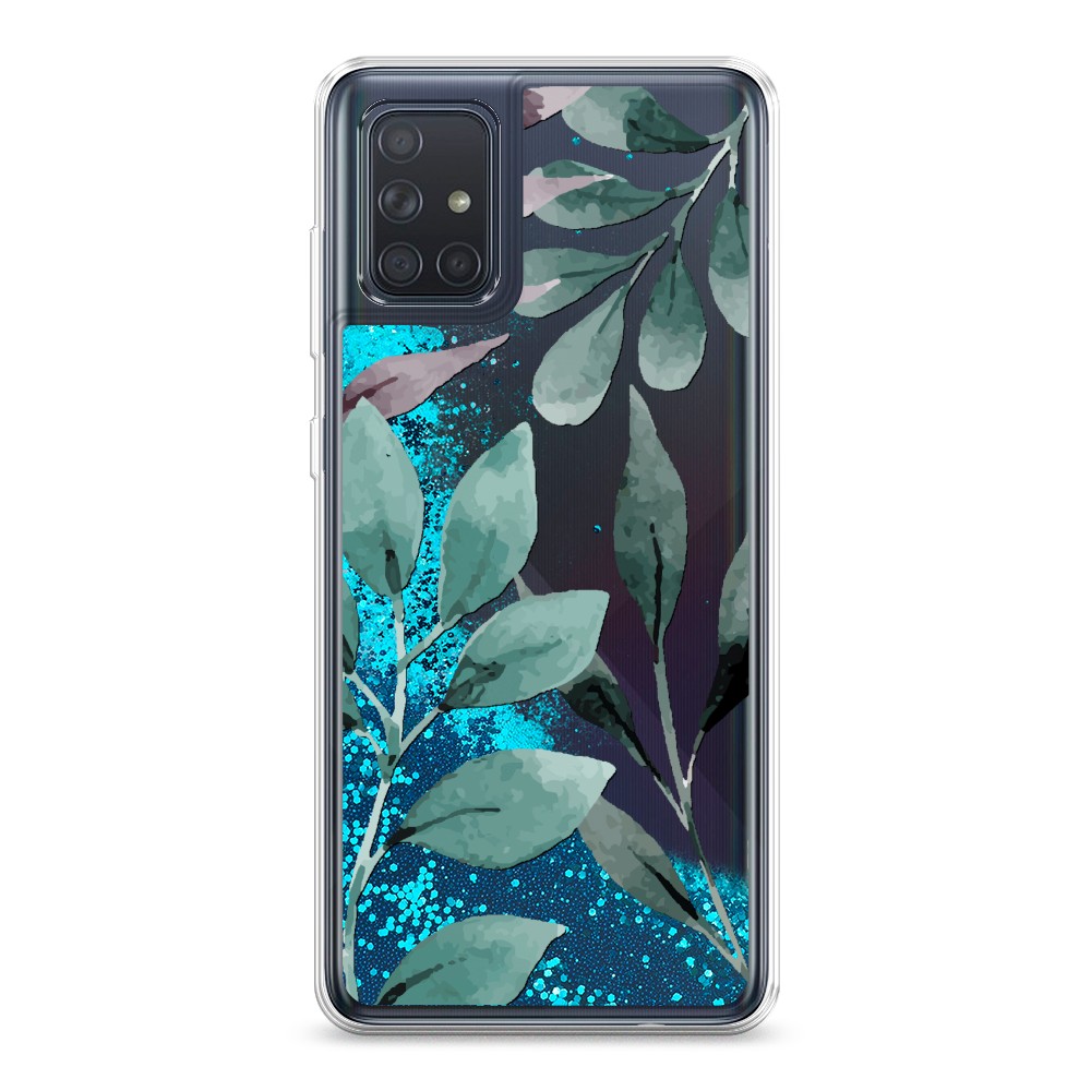 

Чехол Awog на Samsung Galaxy A71 4G "Листы цветов", Разноцветный, 29093-1