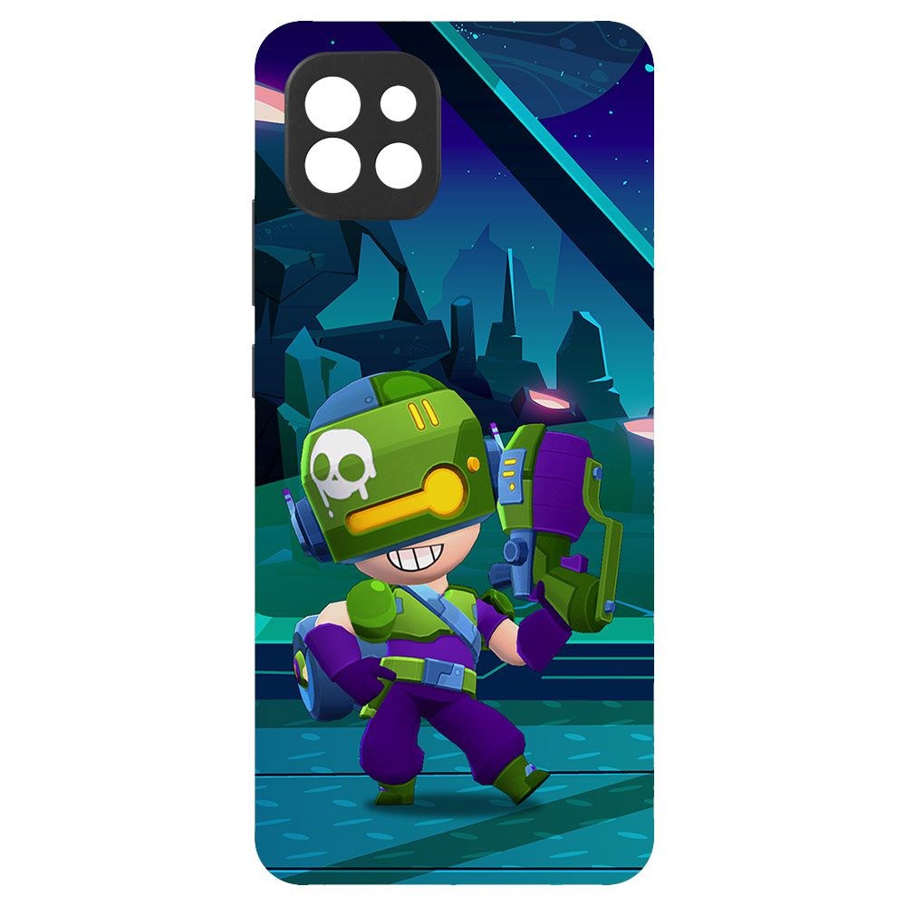 

Чехол-накладка Krutoff Brawl Stars - Контрабандистка Пенни для Samsung Galaxy A03 (A035), Черный