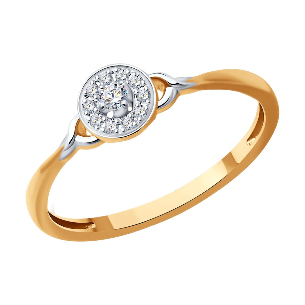 

Кольцо из золота р.  SOKOLOV Diamonds 1012558, бриллиант, 1012558