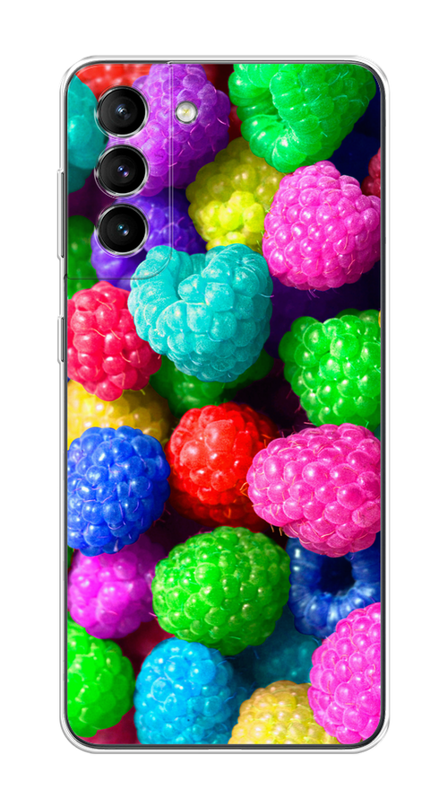 

Чехол на Samsung Galaxy S21 "Леденцовая малина", Фиолетовый;розовый;зеленый, 2101850-1