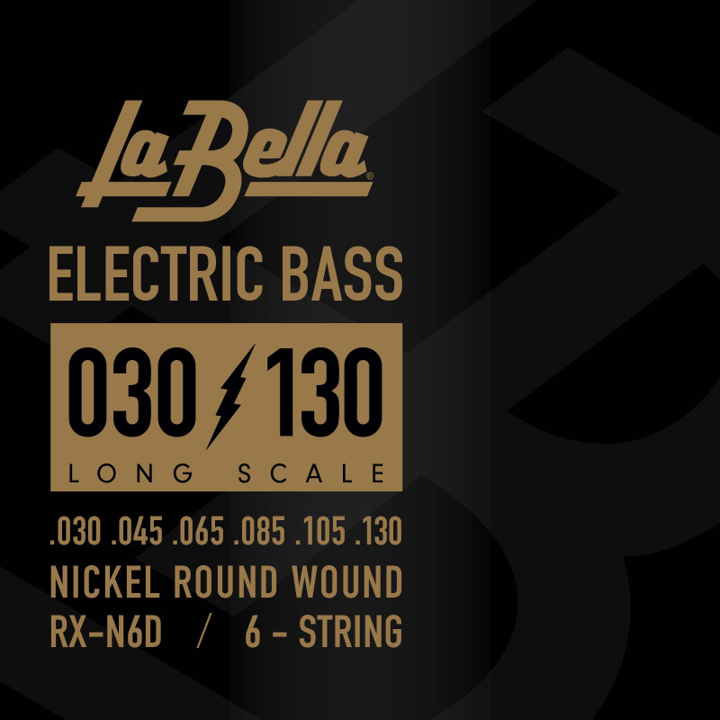 

La Bella Rx-n6d - струны для 6-стр. бас-гитары (030-045-065-085-105-130), никель